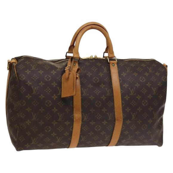 LOUIS VUITTON Monogram Keepall Bandouliere 50 Boston Bag M41416 - Picture 1 of 16